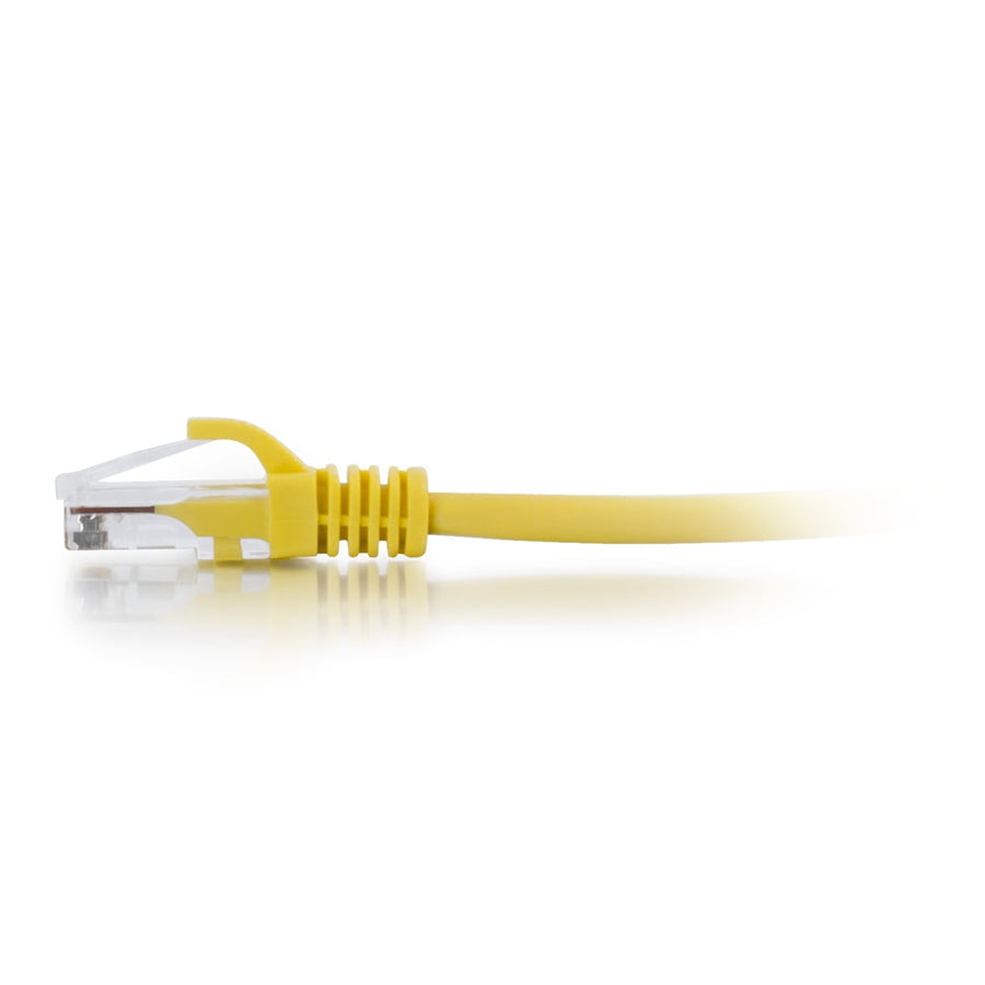 C2G 10 pieds Cat6a câble Ethernet de raccordement réseau UTP non blindé sans accroc-jaune 50750
