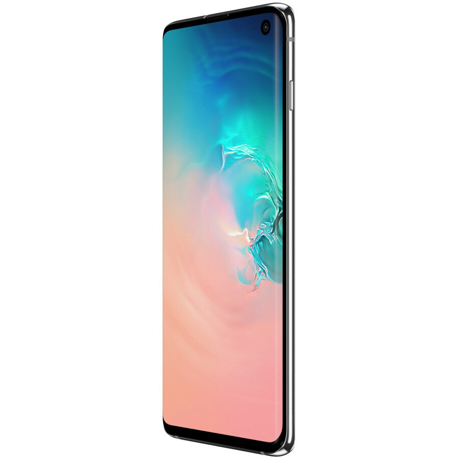 Smartphone Samsung Galaxy S10 SM-G973W 128 Go - 6,1" Dynamique AMOLED QHD+ 3040 x 1440 - Blanc Prisme SM-G973WZWAXAC