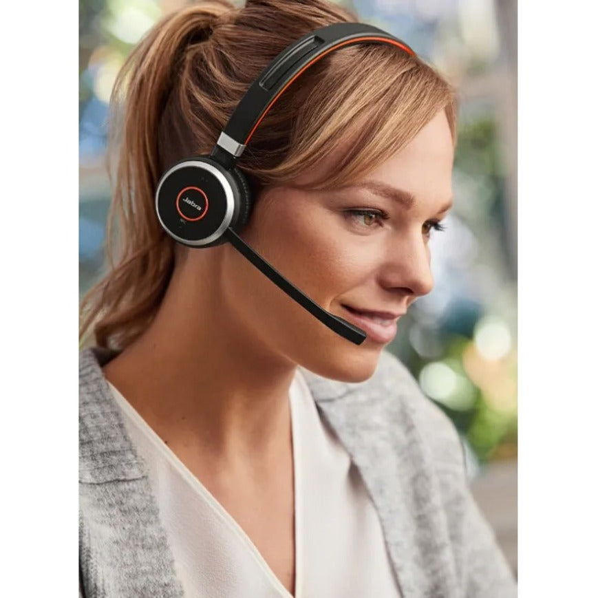 Jabra Evolve 65 SE USB-A UC Stereo with Stand 6599-833-499