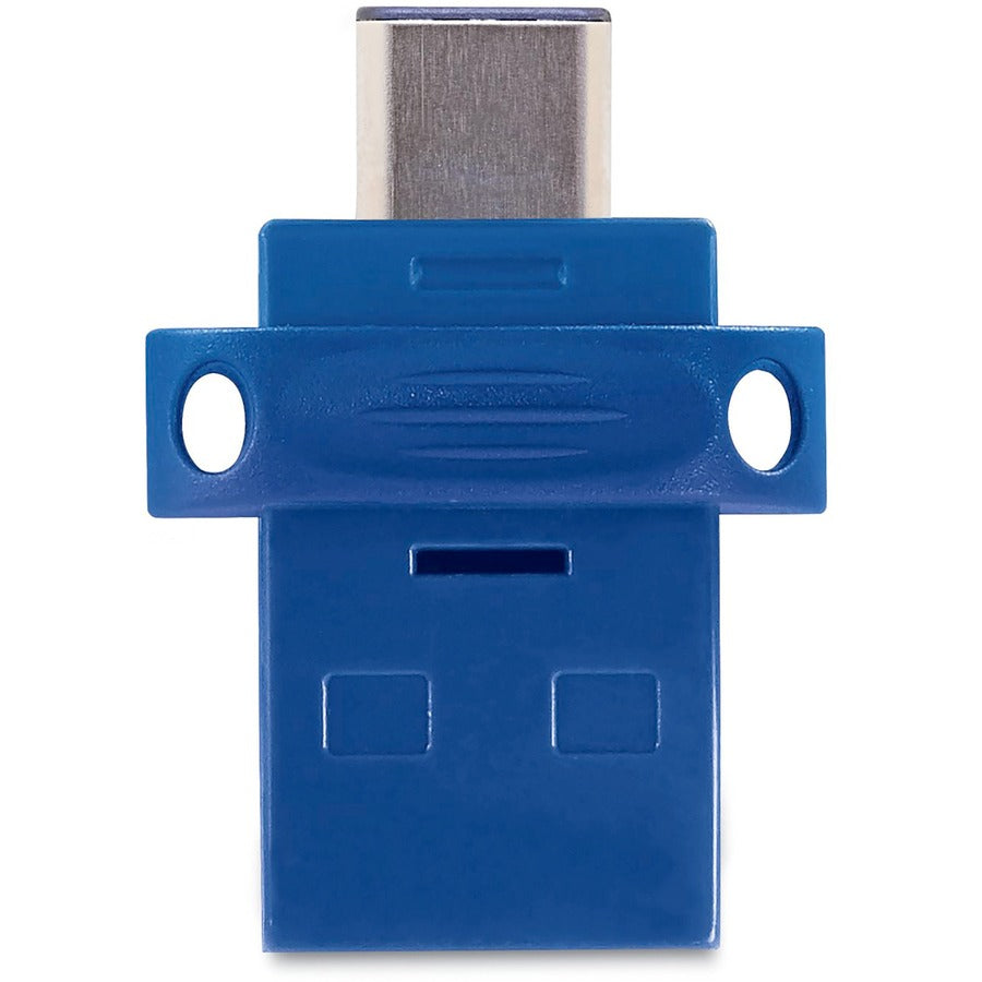 Verbatim 32GB Store 'n' Go Dual USB 3.0 Flash Drive for USB-C Devices - Blue 99154