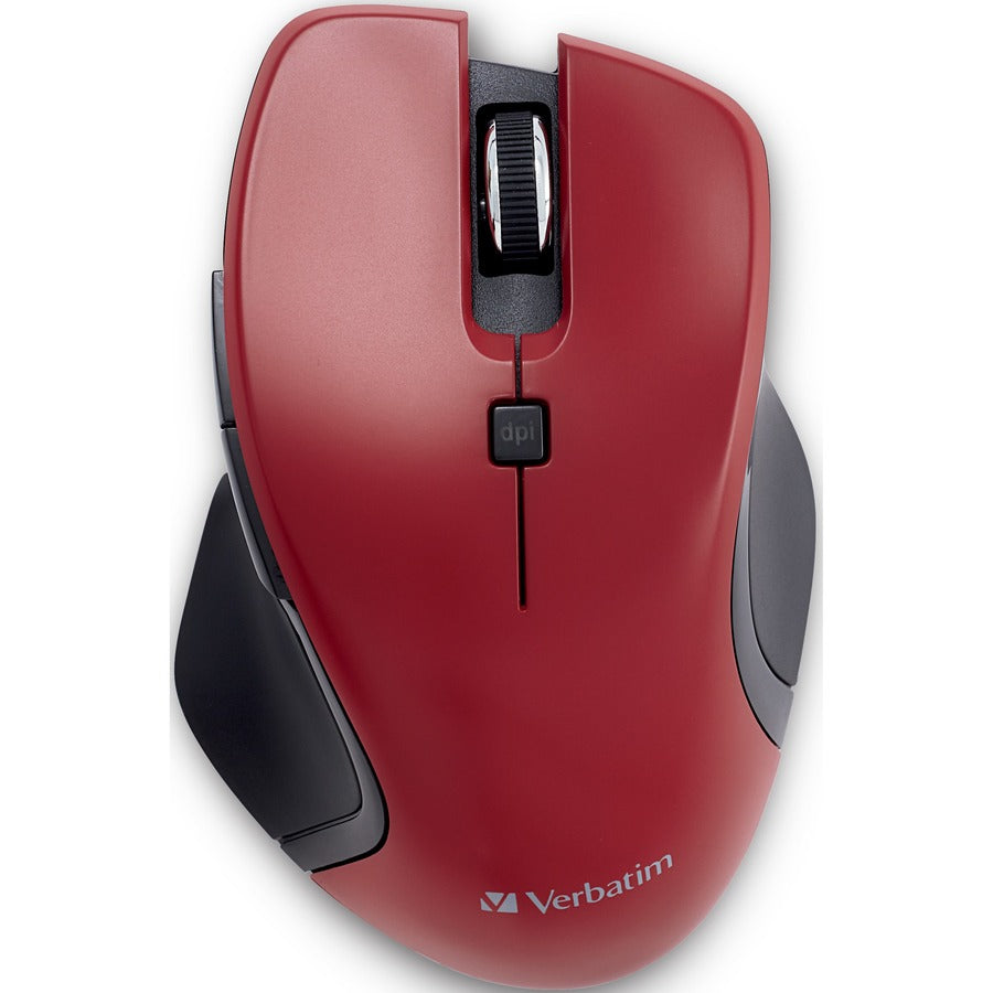 Verbatim USB-C™ Wireless Blue LED Mouse - Red 70246