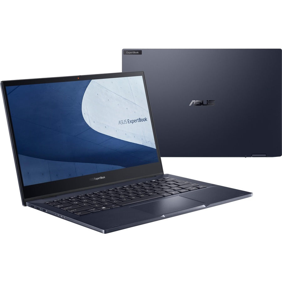 Ordinateur portable Asus ExpertBook B5 Flip B5302 B5302FEA-Q73P-CB Écran tactile 13,3" 2 en 1 - Full HD - 1920 x 1080 - Intel Core i7 11e génération i7-1165G7 Quad-core (4 Core) 2,80 GHz - 16 Go RAM - 512 Go SSD - Étoile noire B5302FEA-Q73P-CB