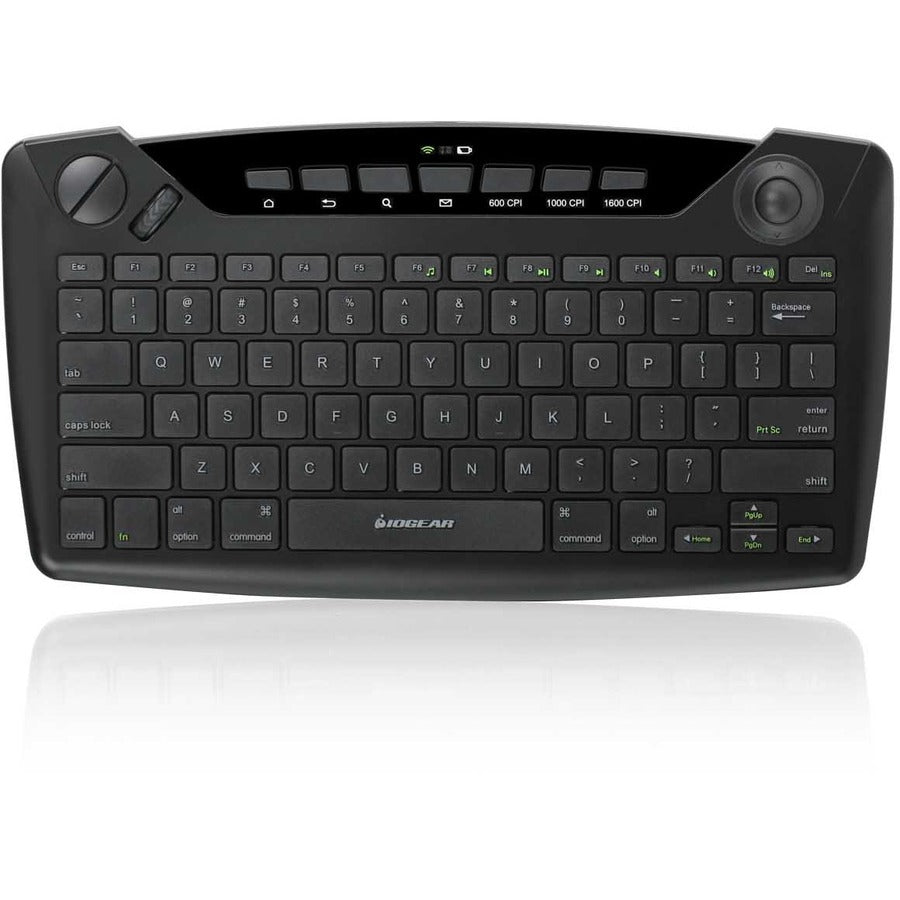 IOGEAR Wireless Smart TV Keyboard with Optical Trackball GKB635W