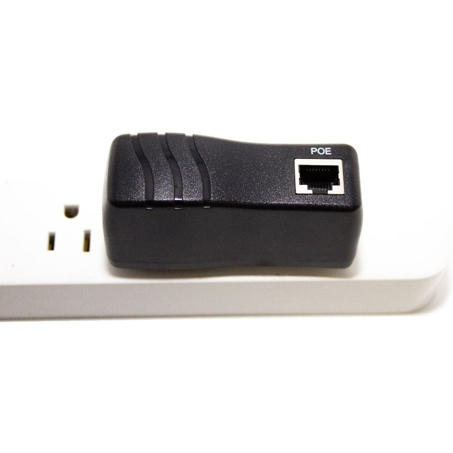 Injecteur PoE VisionTek à port unique Gigabit Mode A avec sortie 48 volts 15 watts 600009