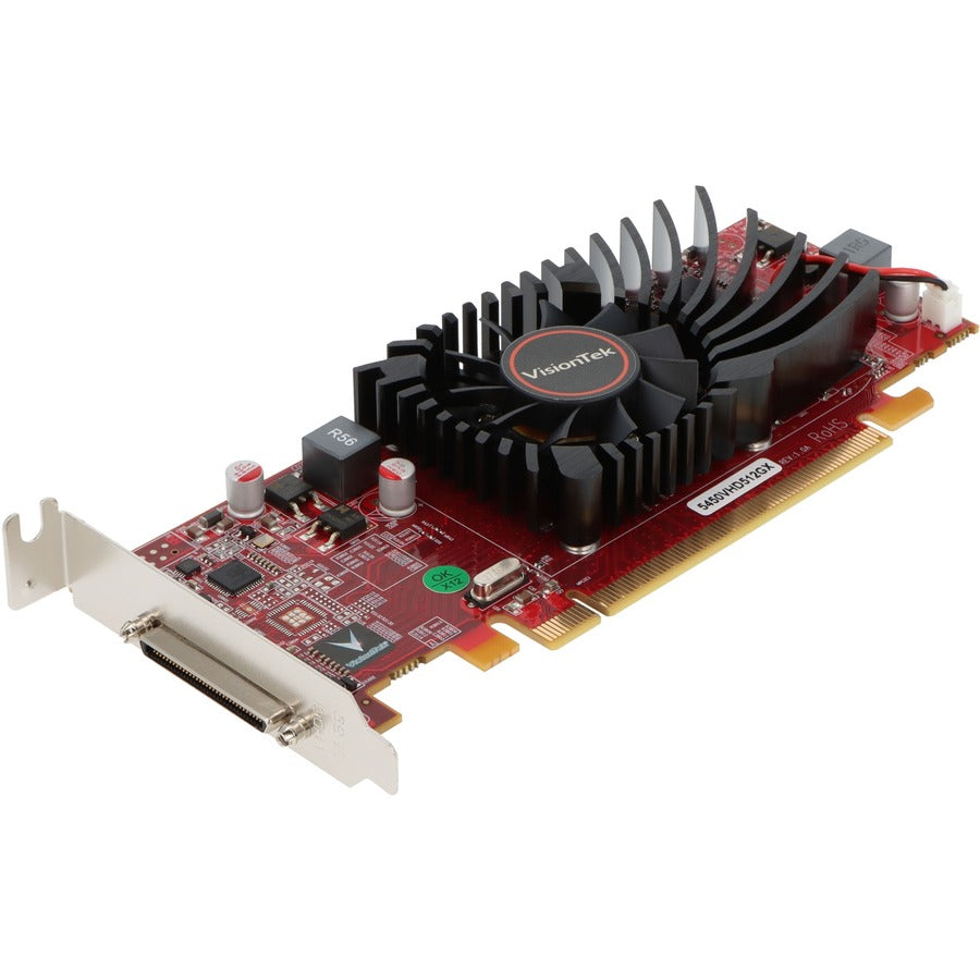 Carte graphique VisionTek ATI Radeon HD 5450 - 512 Mo DDR3 SDRAM - Profil bas 900344
