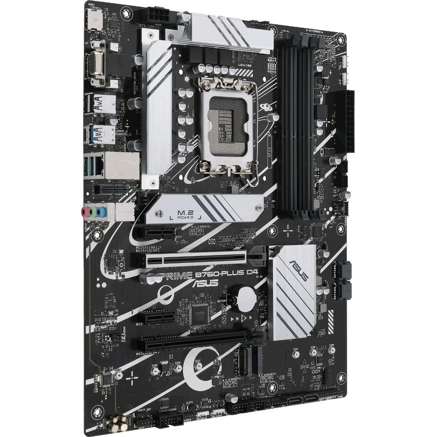 Asus Prime B760-PLUSD4 Desktop Motherboard - Intel B760 Chipset - Socket LGA-1700 - ATX PRIMEB760-PLUSD4