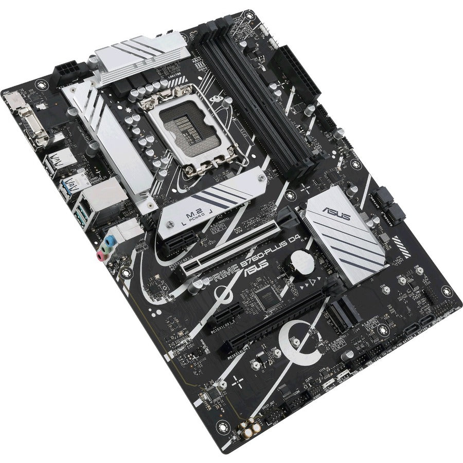 Asus Prime B760-PLUSD4 Desktop Motherboard - Intel B760 Chipset - Socket LGA-1700 - ATX PRIMEB760-PLUSD4