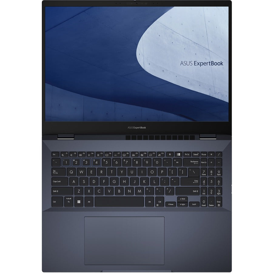 Asus ExpertBook B5 B5602 B5602CBA-C73P-CA 16" Notebook - WUXGA - 1920 x 1200 - Intel Core i7 12th Gen i7-1260P Dodeca-core (12 Core) 2.10 GHz - 16 GB Total RAM - 8 GB On-board Memory - 512 GB SSD - Star Black B5602CBA-C73P-CA