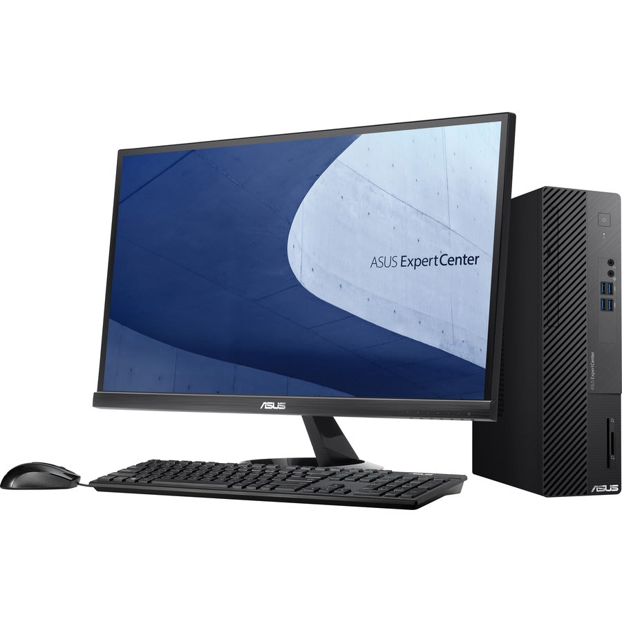 Asus ExpertCenter D500SD-Q31P Desktop Computer - Intel Core i3 12th Gen i3-12100 Quad-core (4 Core) 3.30 GHz - 8 GB RAM DDR4 SDRAM - 256 GB M.2 PCI Express NVMe 3.0 SSD - Small Form Factor - Black D500SD-Q31P