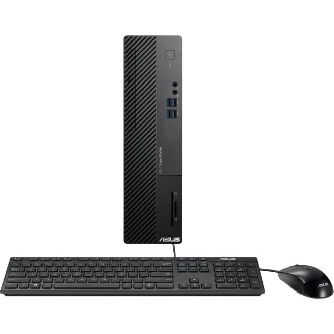 Asus ExpertCenter D500SD-Q31P Desktop Computer - Intel Core i3 12th Gen i3-12100 Quad-core (4 Core) 3.30 GHz - 8 GB RAM DDR4 SDRAM - 256 GB M.2 PCI Express NVMe 3.0 SSD - Small Form Factor - Black D500SD-Q31P