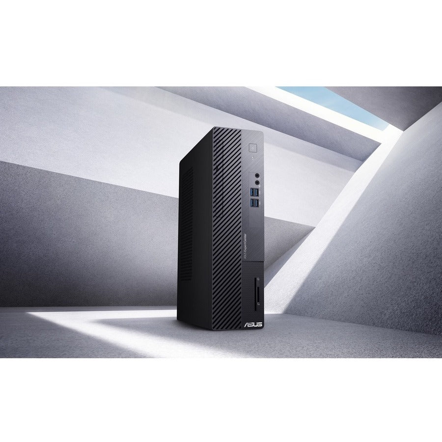 Asus ExpertCenter D500SD-Q31P Desktop Computer - Intel Core i3 12th Gen i3-12100 Quad-core (4 Core) 3.30 GHz - 8 GB RAM DDR4 SDRAM - 256 GB M.2 PCI Express NVMe 3.0 SSD - Small Form Factor - Black D500SD-Q31P