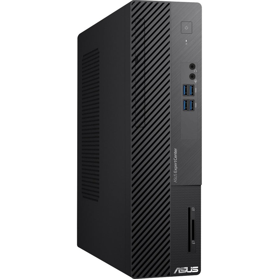 Asus ExpertCenter D500SD-Q31P Desktop Computer - Intel Core i3 12th Gen i3-12100 Quad-core (4 Core) 3.30 GHz - 8 GB RAM DDR4 SDRAM - 256 GB M.2 PCI Express NVMe 3.0 SSD - Small Form Factor - Black D500SD-Q31P