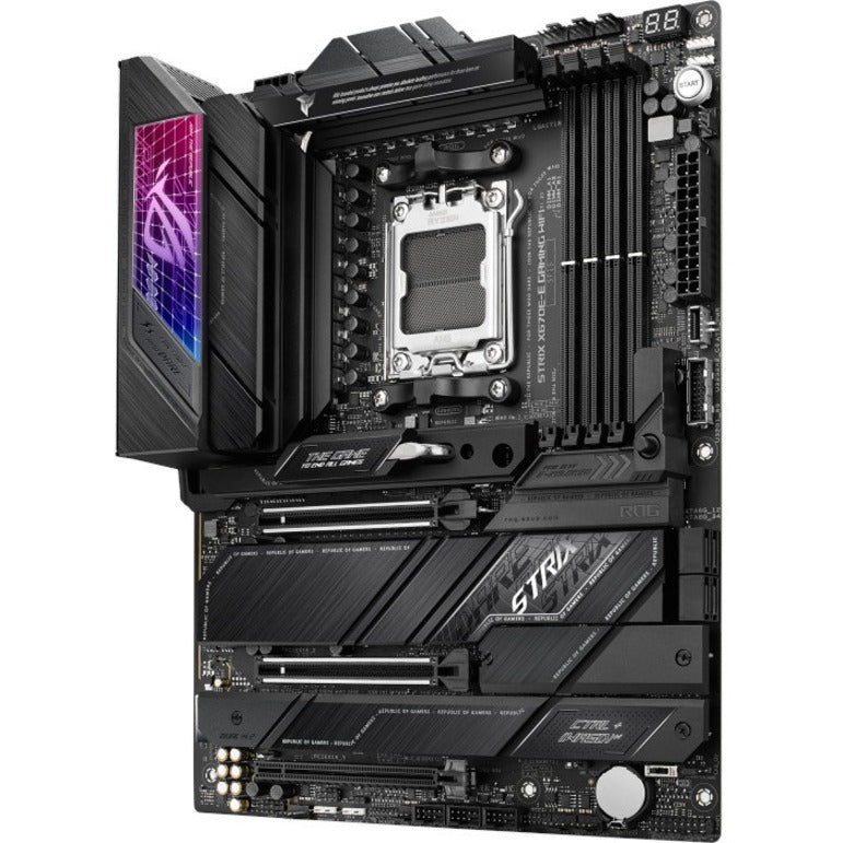 Asus ROG Strix X670E-E GAMING WIFI Gaming Desktop Motherboard - AMD X670 Chipset - Socket AM5 - ATX ROGSTRIXX670E-EGAMINGWIFI