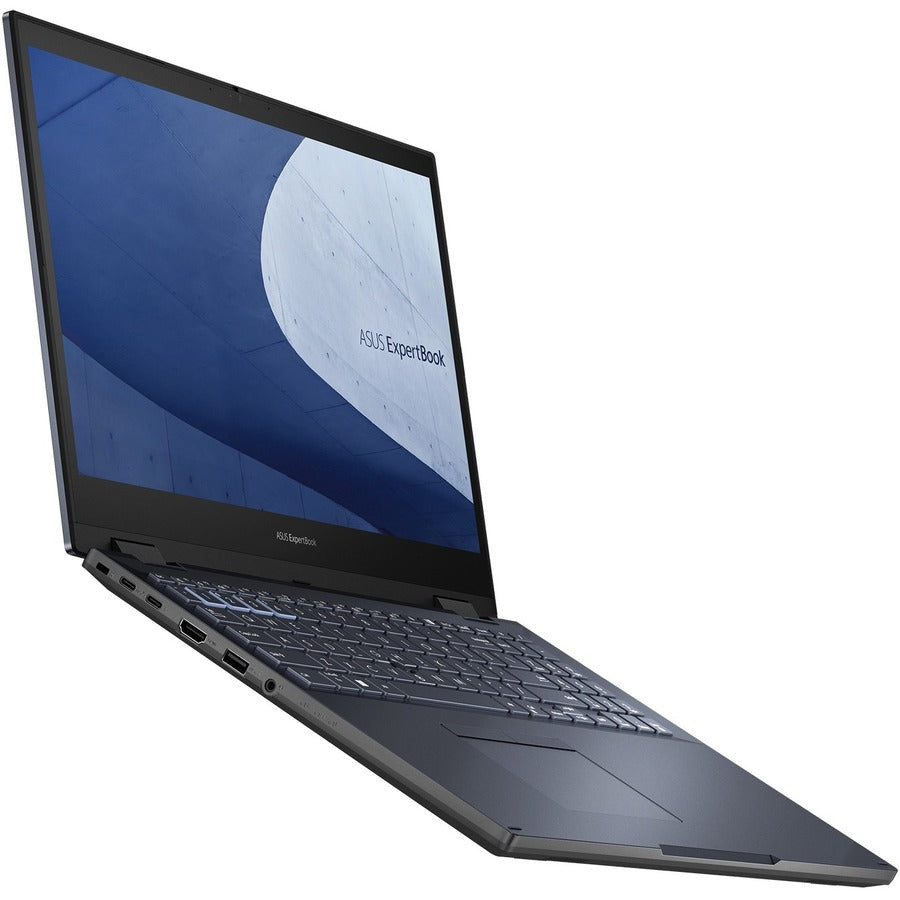 Asus ExpertBook B2 Flip B2502F B2502FBA-C53P-CA 15.6" Touchscreen Convertible 2 in 1 Notebook - Full HD - 1920 x 1080 - Intel Core i5 12th Gen i5-1240P Dodeca-core (12 Core) 1.70 GHz - 16 GB Total RAM - 512 GB SSD - Star Black B2502FBA-C53P-CA