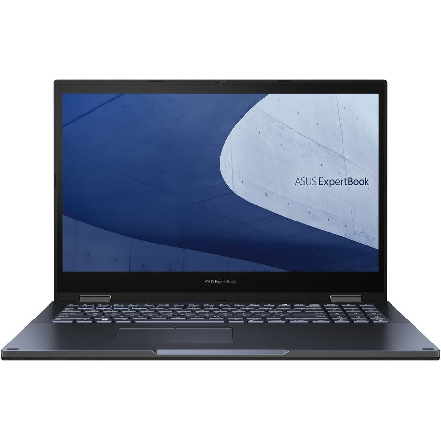 Asus ExpertBook B2 Flip B2502F B2502FBA-C53P-CA 15.6" Touchscreen Convertible 2 in 1 Notebook - Full HD - 1920 x 1080 - Intel Core i5 12th Gen i5-1240P Dodeca-core (12 Core) 1.70 GHz - 16 GB Total RAM - 512 GB SSD - Star Black B2502FBA-C53P-CA