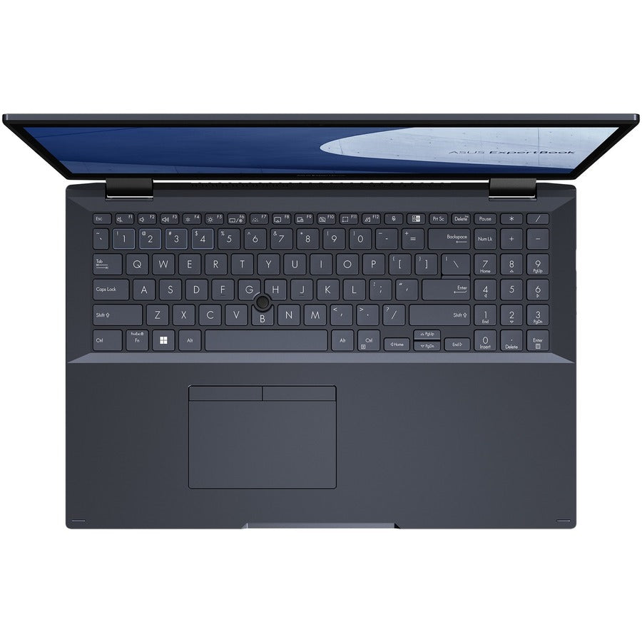 Asus ExpertBook B2 Flip B2502F B2502FBA-C53P-CA 15.6" Touchscreen Convertible 2 in 1 Notebook - Full HD - 1920 x 1080 - Intel Core i5 12th Gen i5-1240P Dodeca-core (12 Core) 1.70 GHz - 16 GB Total RAM - 512 GB SSD - Star Black B2502FBA-C53P-CA