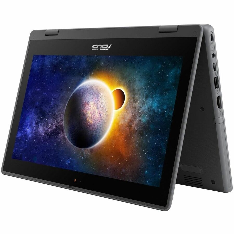 Asus BR1100F BR1100FKA-EN61T-CA 11.6" Touchscreen Convertible 2 in 1 Notebook - HD - 1366 x 768 - Quad-core (Intel Pentium Silver N6000 1.10 GHz) - 8 GB Total RAM - 8 GB On-board Memory - 128 GB Flash Memory - Dark Gray BR1100FKA-EN61T-CA