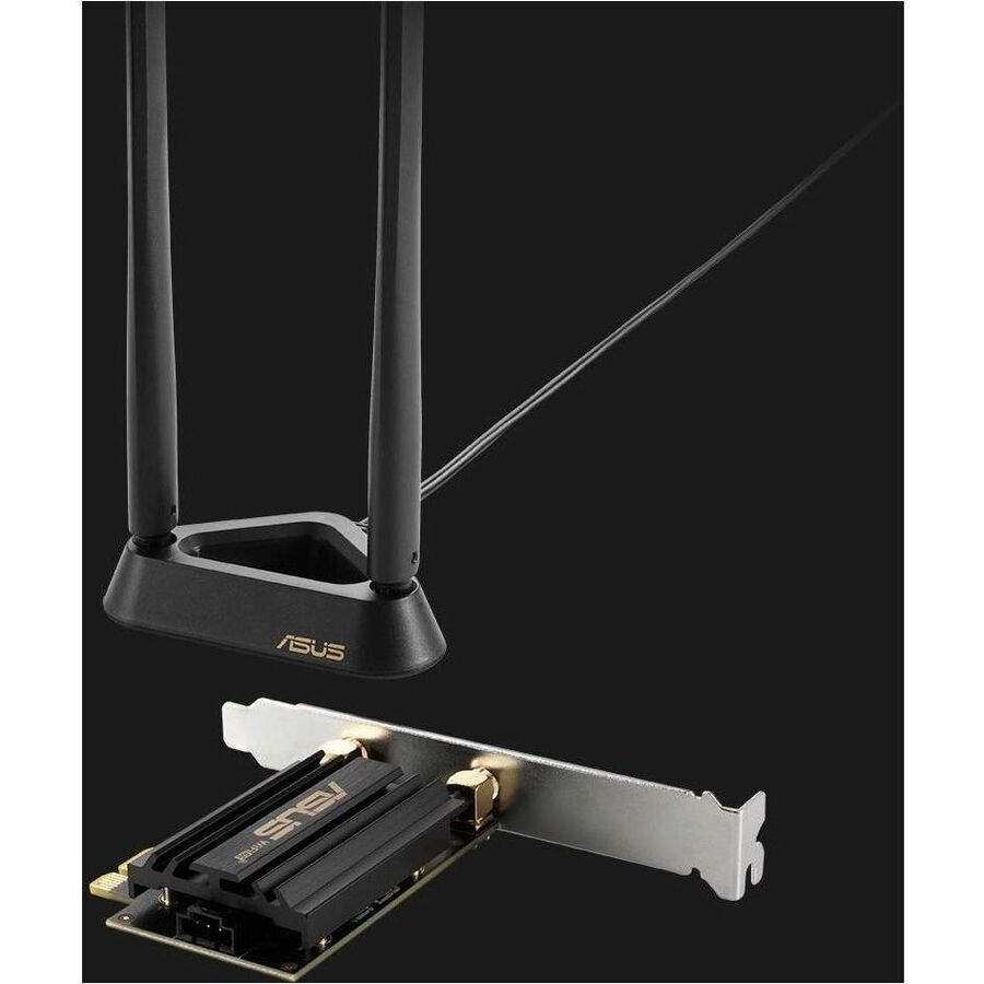 Asus PCE-AXE59BT IEEE 802.11 a/b/g/n/ac/ax Bluetooth 5.2 Adaptateur combiné Wi-Fi/Bluetooth pour ordinateur PCE-AXE59BT