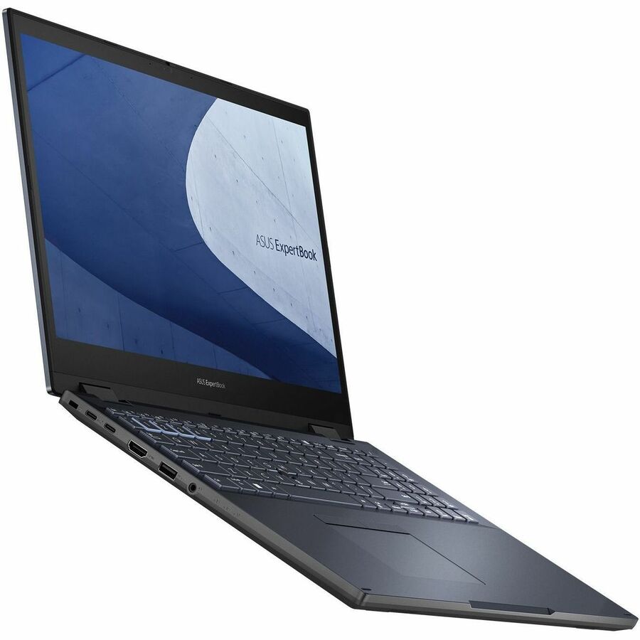 Asus ExpertBook B2 Flip B2502F B2502FBA-Q73P-CB 15.6" Touchscreen Convertible 2 in 1 Notebook - Full HD - 1920 x 1080 - Intel Core i7 12th Gen i7-1260P Dodeca-core (12 Core) 2.10 GHz - 16 GB Total RAM - 512 GB SSD - Star Black B2502FBA-Q73P-CB