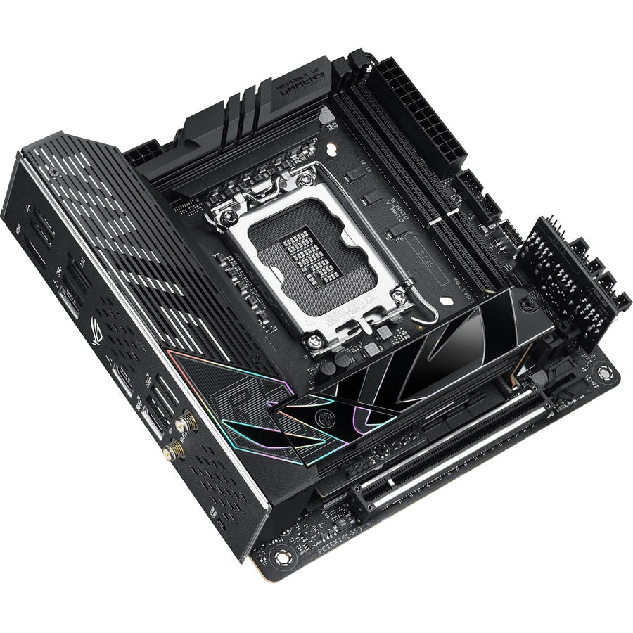 Carte mère de bureau de jeu Asus ROG Strix STRIX Z790-I GAMING WIFI - Chipset Intel Z790 - Socket LGA-1700 - Mini ITX ROGSTRIXZ790-IGAMINGWIFI
