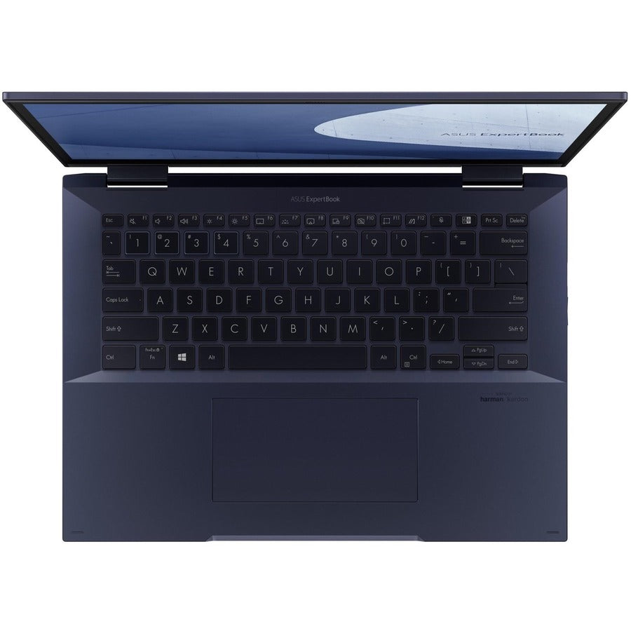 Asus ExpertBook B7 Flip B7402F B7402FBA-Q73P-CB 14" Touchscreen Convertible 2 in 1 Notebook - Intel Core i7 12th Gen i7-1260P Dodeca-core (12 Core) 2.10 GHz - 32 GB Total RAM - 1 TB SSD - Star Black B7402FBA-Q73P-CB