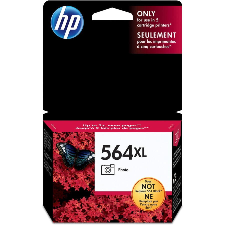 Cartouche d'encre authentique HP 564XL - Paquet unique CB322WN#140
