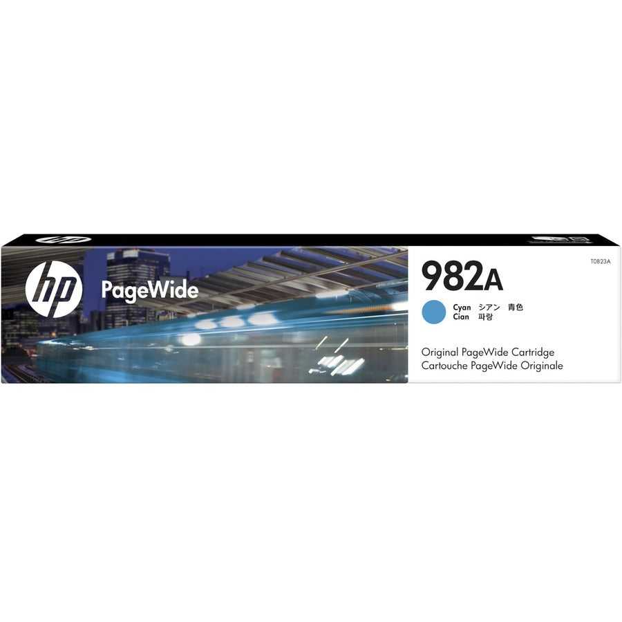 HP 982A Original Page Wide Ink Cartridge - Cyan Pack T0B23A