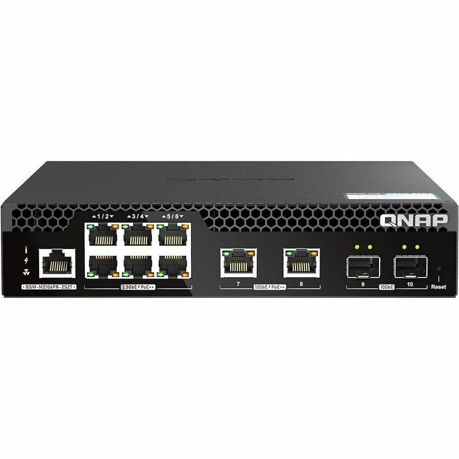 QNAP QSW-M2106PR-2S2T Commutateur Ethernet QSW-M2106PR-2S2T-US