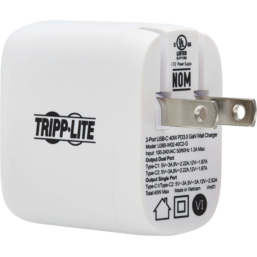 Adaptateur secteur Tripp Lite U280-W02-40C2-G