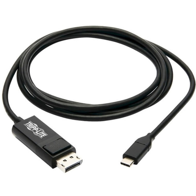 Tripp Lite U444-006-DP-BE USB-C to DisplayPort Adapter, M/M, Black, 6 ft. U444-006-DP-BE