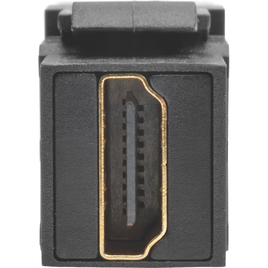 Tripp Lite Coupleur HDMI Keystone Montage sur panneau Coudé F/F Noir P164-000-KPA-BK