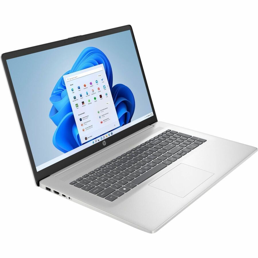 HP 17-cn3000ca 17.3" Notebook - Full HD - 1920 x 1080 - Intel Pentium N200 Quad-core (4 Core) - 8 GB Total RAM - 512 GB SSD - Natural Silver 7Q024UA#ABL