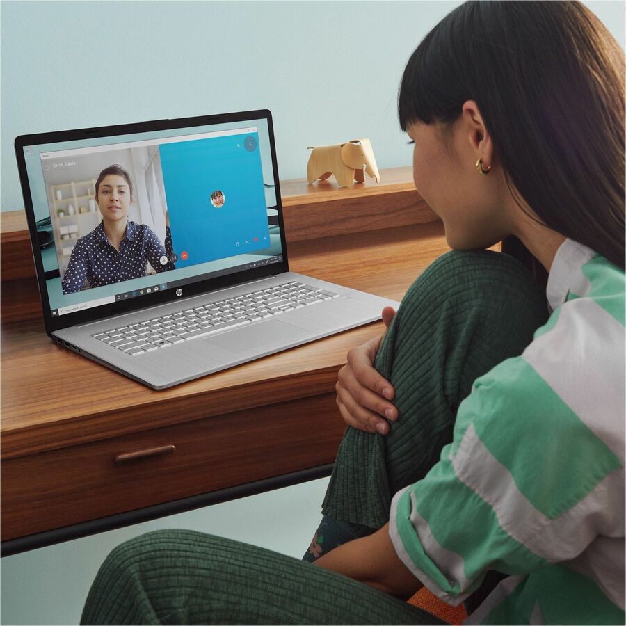 Ordinateur portable HP 17-cn3000ca 17,3" - Full HD - 1920 x 1080 - Intel Pentium N200 Quad-core (4 cœurs) - 8 Go de RAM totale - 512 Go SSD - Argent naturel 7Q024UA#ABL