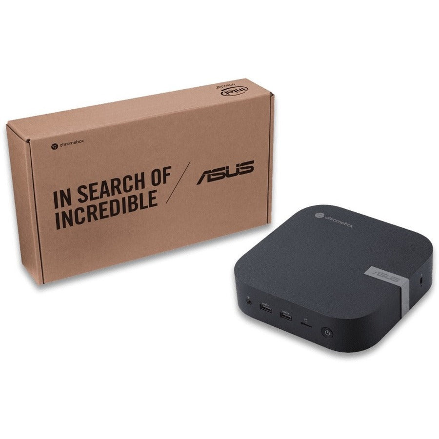 Asus Chromebox 5 Chromebox5-SC017UN Chromebox - Intel Celeron 7305 1,10 GHz - 4 Go RAM DDR4 SDRAM - 128 Go M.2 PCI Express NVMe SSD - Mini PC - Eco Black CHROMEBOX5-SC017UN