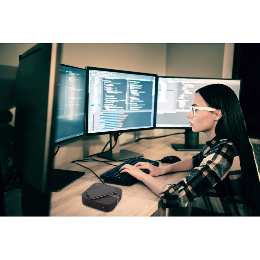 Asus Chromebox 5 Chromebox5-SC017UN Chromebox - Intel Celeron 7305 1,10 GHz - 4 Go RAM DDR4 SDRAM - 128 Go M.2 PCI Express NVMe SSD - Mini PC - Eco Black CHROMEBOX5-SC017UN