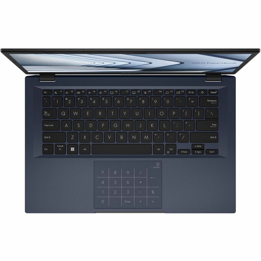 Asus ExpertBook B1 B1402 B1402CBA-Q71P-CB 14" Notebook - Full HD - 1920 x 1080 - Intel Core i7 12th Gen i7-1255U Deca-core (10 Core) 1.70 GHz - 16 GB Total RAM - 512 GB SSD - Star Black B1402CBA-Q71P-CB