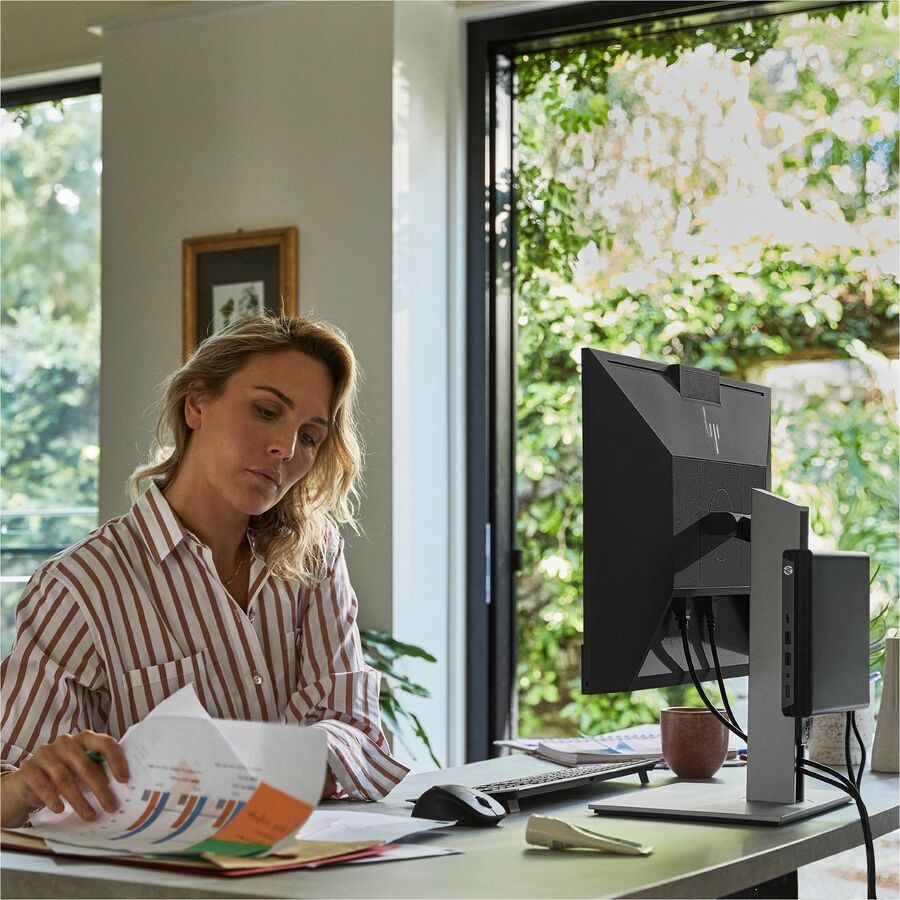 Ordinateur de bureau HP Elite Mini 800 G9 - Intel Core i7 12e génération i7-12700T Dodeca-core (12 cœurs) 1,40 GHz - 16 Go de RAM DDR5 SDRAM - 256 Go M.2 PCI Express NVMe SSD - Desktop Mini 82J75UT#ABA