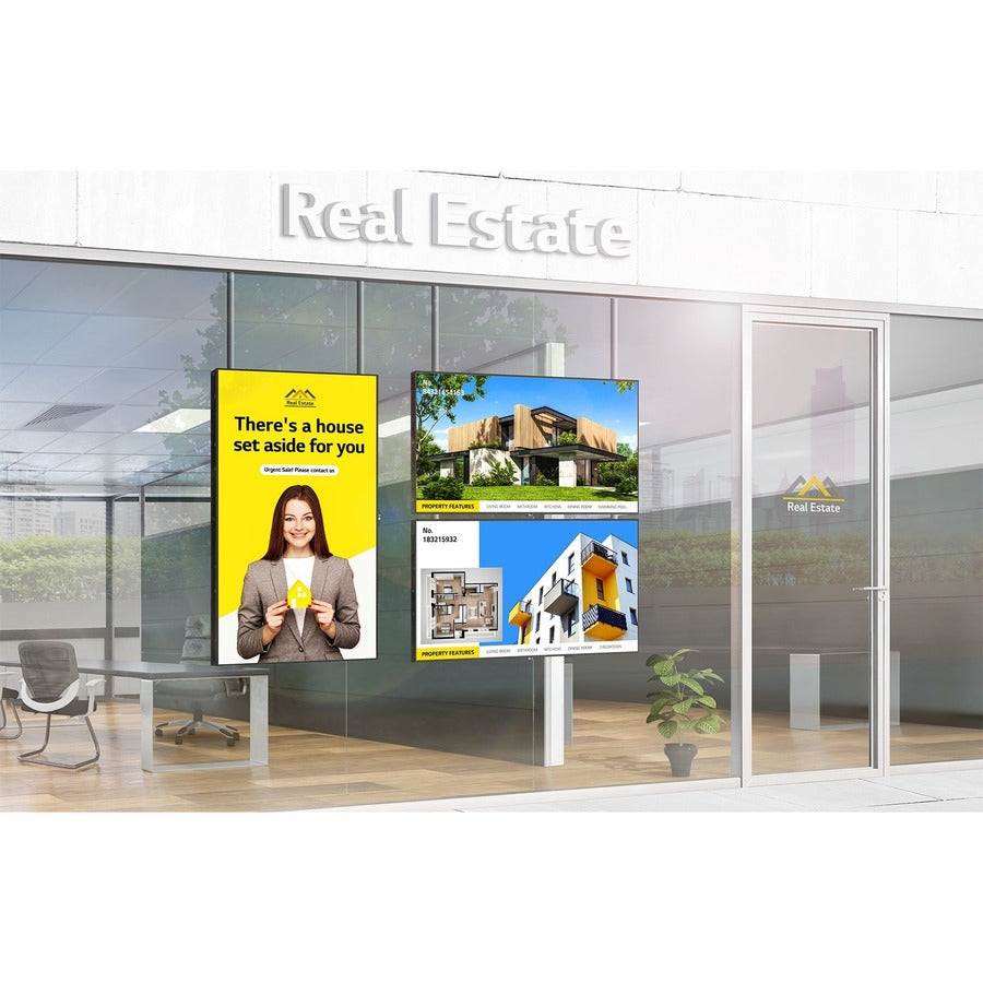 Écran face à la fenêtre LG 55XS4J-B 55XS4J-B