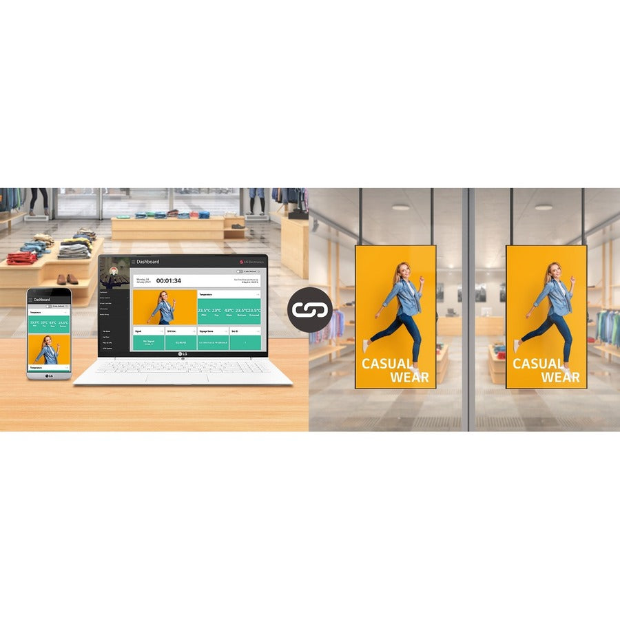 Écran face à la fenêtre LG 55XS4J-B 55XS4J-B