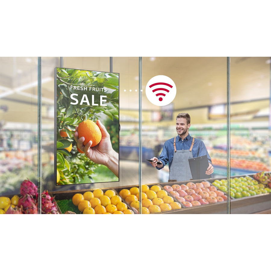 Écran face à la fenêtre LG 55XS4J-B 55XS4J-B