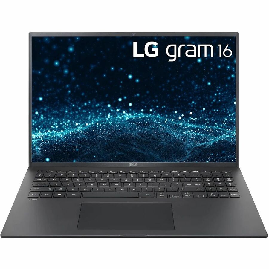 LG gram 16Z90P-N.AP75A8 16" Notebook - WQXGA - 2560 x 1600 - Intel Core i7 11th Gen i7-1165G7 Quad-core (4 Core) 2.80 GHz - Intel Evo Platform - 16 GB Total RAM - 16 GB On-board Memory - 512 GB SSD - Obsidian Black 16Z90P-N.AP75A8