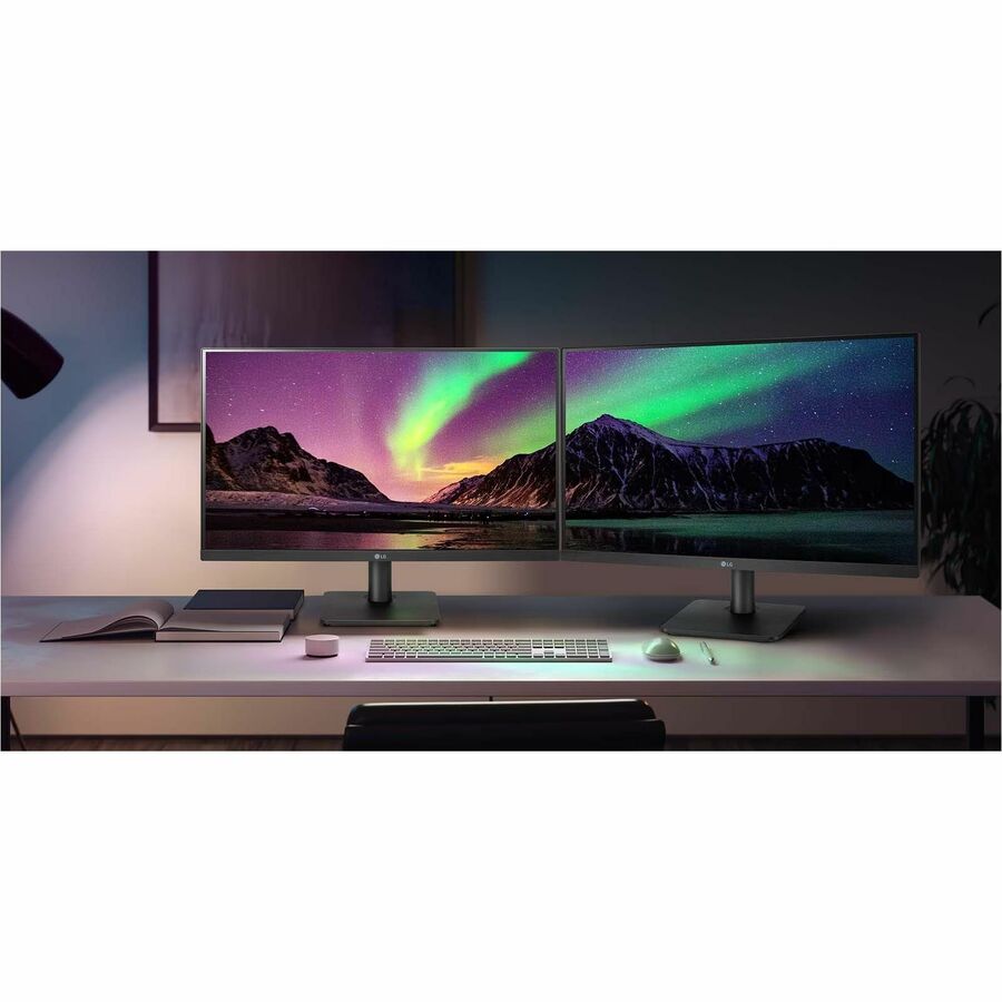 Moniteur LCD Full HD 24" LG 24MP40A-C - 16:9 - Gris anthracite 24MP40A-C