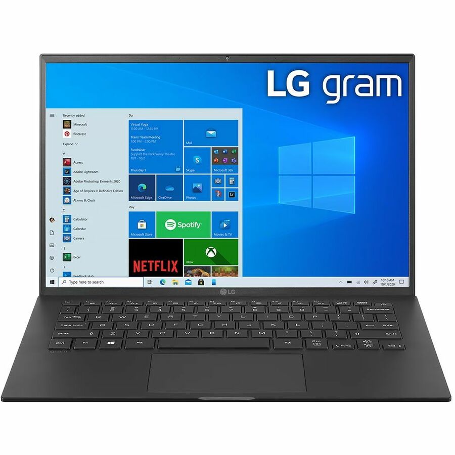 LG gram 14Z90P-N.AP52A8 14" Notebook - WUXGA - 1920 x 1200 - Intel Core i5 11th Gen i5-1135G7 Quad-core (4 Core) 2.40 GHz - Intel Evo Platform - 16 GB Total RAM - 16 GB On-board Memory - 256 GB SSD 14Z90P-N.AP52A8