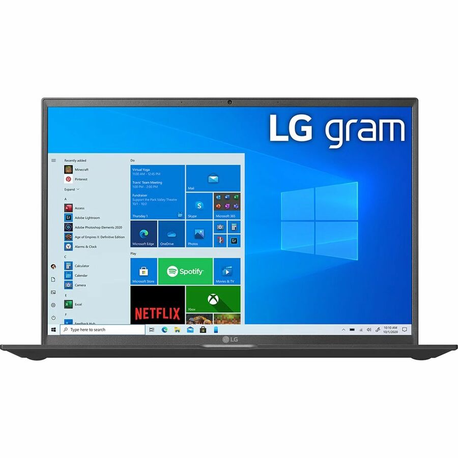LG gram 14Z90P-N.AP52A8 14" Notebook - WUXGA - 1920 x 1200 - Intel Core i5 11th Gen i5-1135G7 Quad-core (4 Core) 2.40 GHz - Intel Evo Platform - 16 GB Total RAM - 16 GB On-board Memory - 256 GB SSD 14Z90P-N.AP52A8
