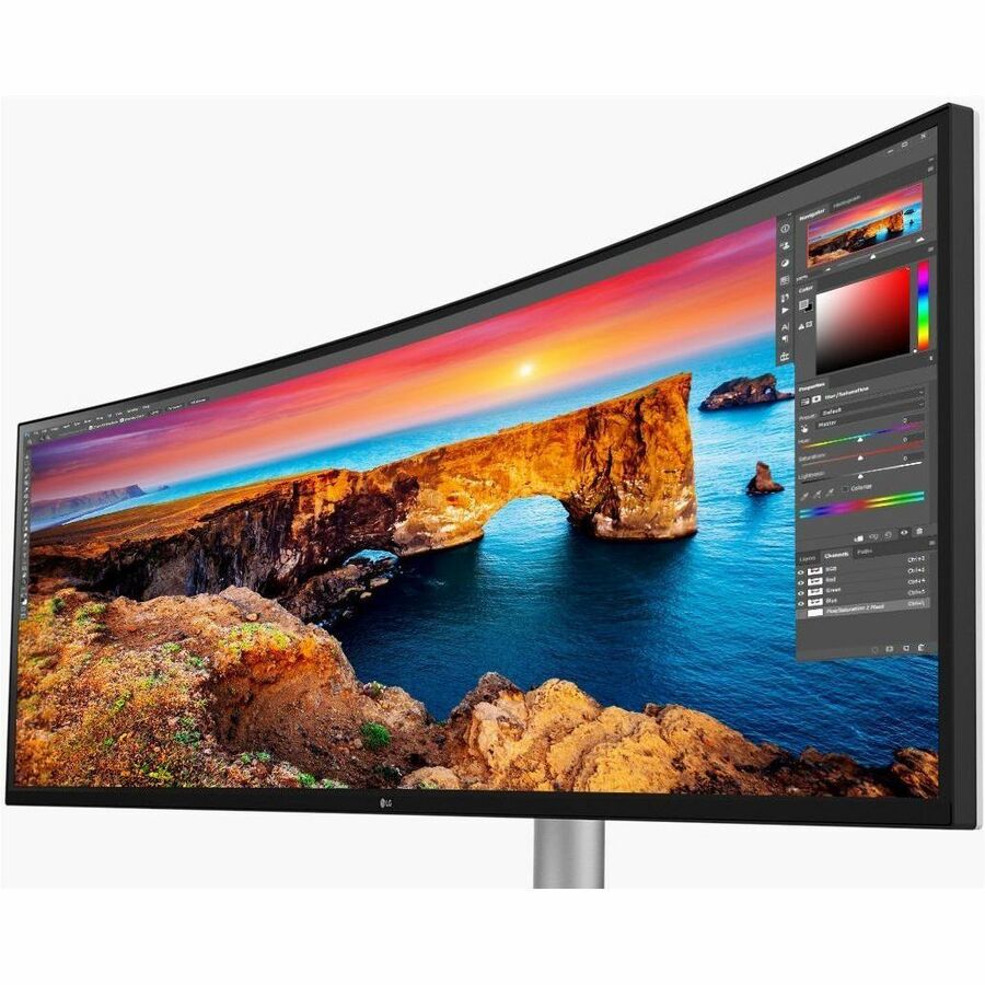 LG 49WQ95C-W 49" UW-QHD Curved Screen Gaming LCD Monitor - 32:9 49WQ95C-W