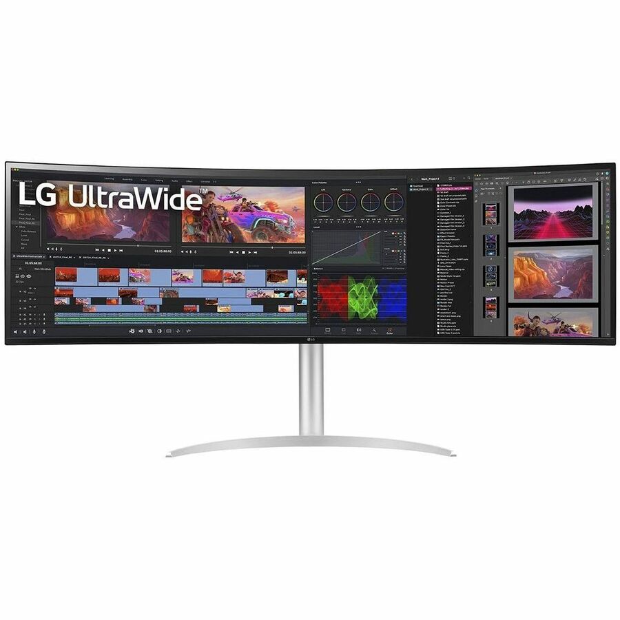LG 49WQ95C-W 49" UW-QHD Curved Screen Gaming LCD Monitor - 32:9 49WQ95C-W