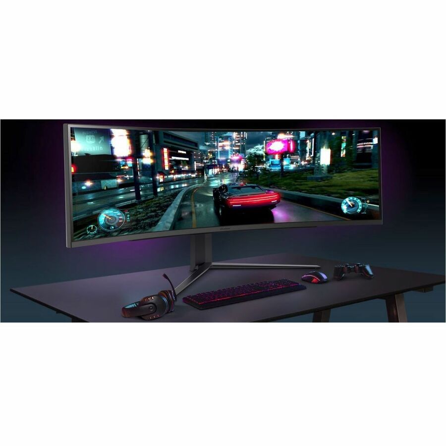 LG UltraGear 49GR85DC-B 49" Dual Quad HD (DQHD) Curved Screen Gaming LED Monitor - 32:9 49GR85DC-B