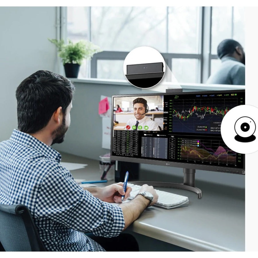 LG 34CN650N-6N All-in-One Thin Client - Intel Celeron J4105 Quad-core (4 Core) 1.50 GHz 34CN650N-6N