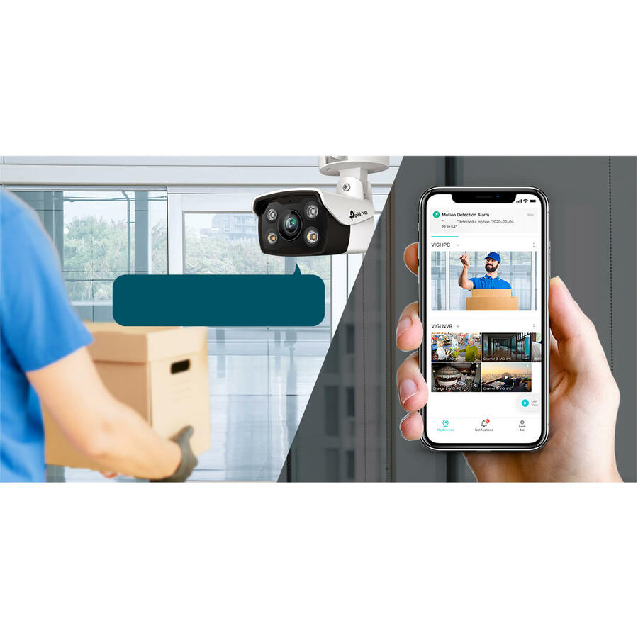 Caméra réseau extérieure TP-Link VIGI VIGI C340 4 mégapixels - Couleur - Bullet VIGI C340 (2,8 mm)
