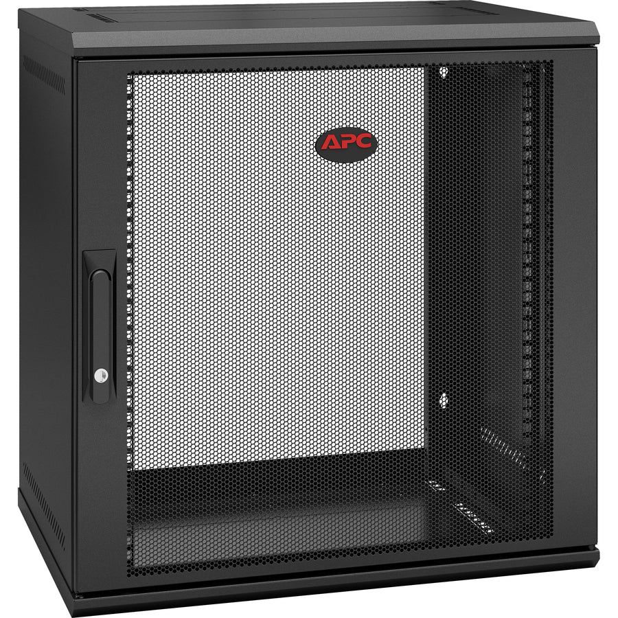 APC by Schneider Electric NetShelter WX 12U Single Hinged Wall-mount Enclosure 400mm Deep AR112SH4